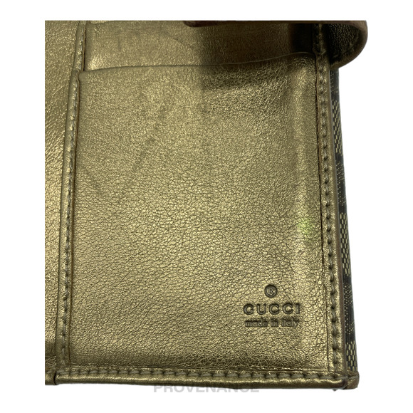 🔴 Gucci Long Wallet - GG Supreme Bronze - Picture 6 of 8